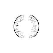 Mintex Brake Shoe Set Axle Kit MFR625