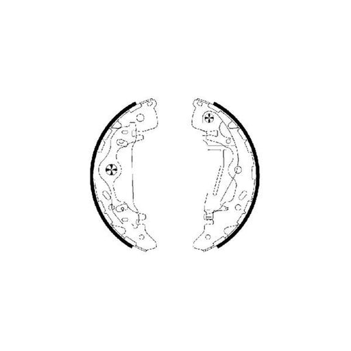 Mintex Brake Shoe Set Axle Kit MFR625