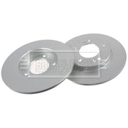 Borg & Beck 2 x Solid Rear Brake Discs BBD5512