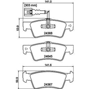 DON Rear Brake Pad Set PCP1681