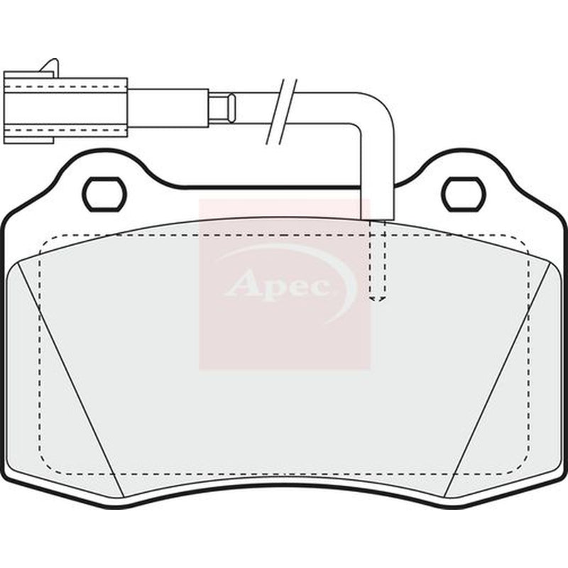 Apec Front Brake Pad Set PAD1297