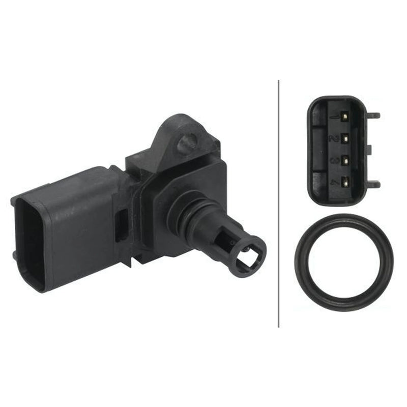 Hella Turbo Boost Pressure Sensor 6PP 009 400-491