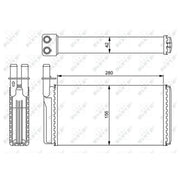 NRF Heater Matrix Core Heat Exchanger 54243