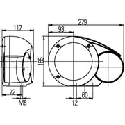 Hella Headlight Headlamp T4W Left 1E3 996 160-011