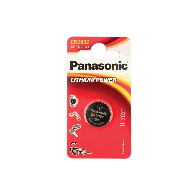 Panasonic Coin Cell Battery CR2032 3V (Box of 12) 1pc - CPL