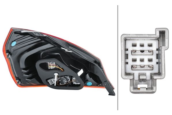 Hella 2VP 354 805-021 Tail Light Assembly