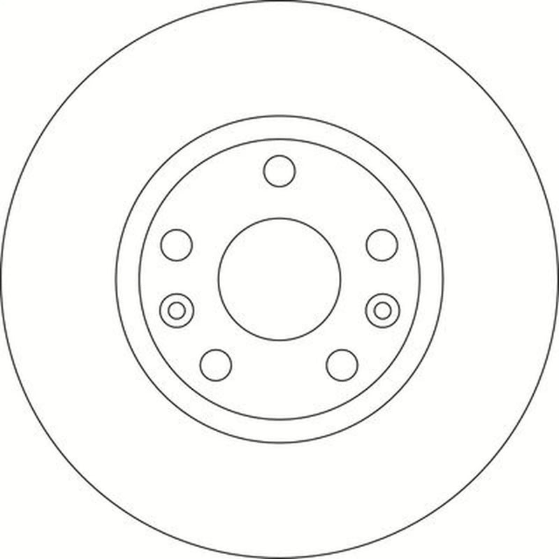 Abtex 2 x Vented Front Brake Discs BD1616V
