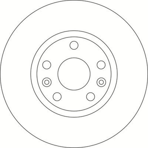 Abtex 2 x Vented Front Brake Discs BD1616V