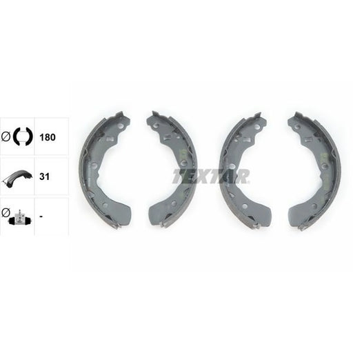 Textar Brake Shoe Set Axle Kit 91065600