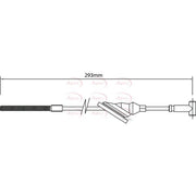 Apec Handbrake Cable Front CAB1170