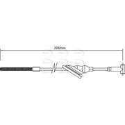 Apec Handbrake Cable Front CAB1170