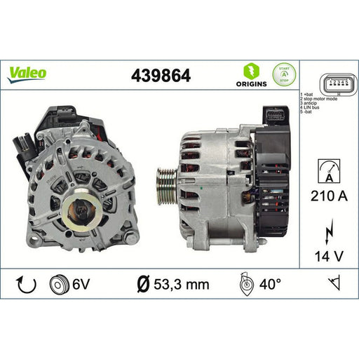 Valeo Istars Origins Opel Group 439864