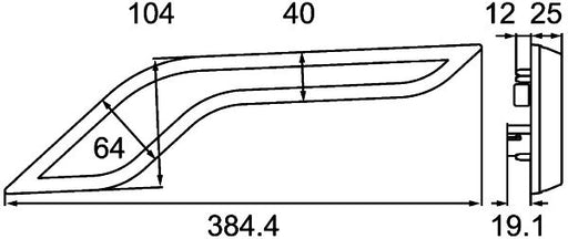 Hella 2BA 013 333-057 Direction Indicator