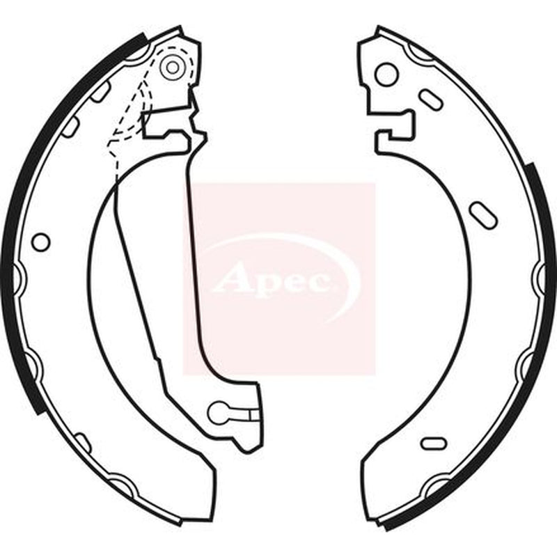 Apec Brake Shoe Set Axle Kit SHU489