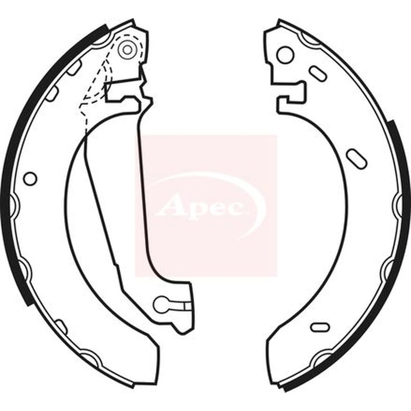 Apec Brake Shoe Set Axle Kit SHU489