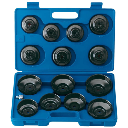 Draper Oil Filter Cup Socket Set, 3/8" Sq. Dr. (15 Piece) 40105 Draper  - Town Parts