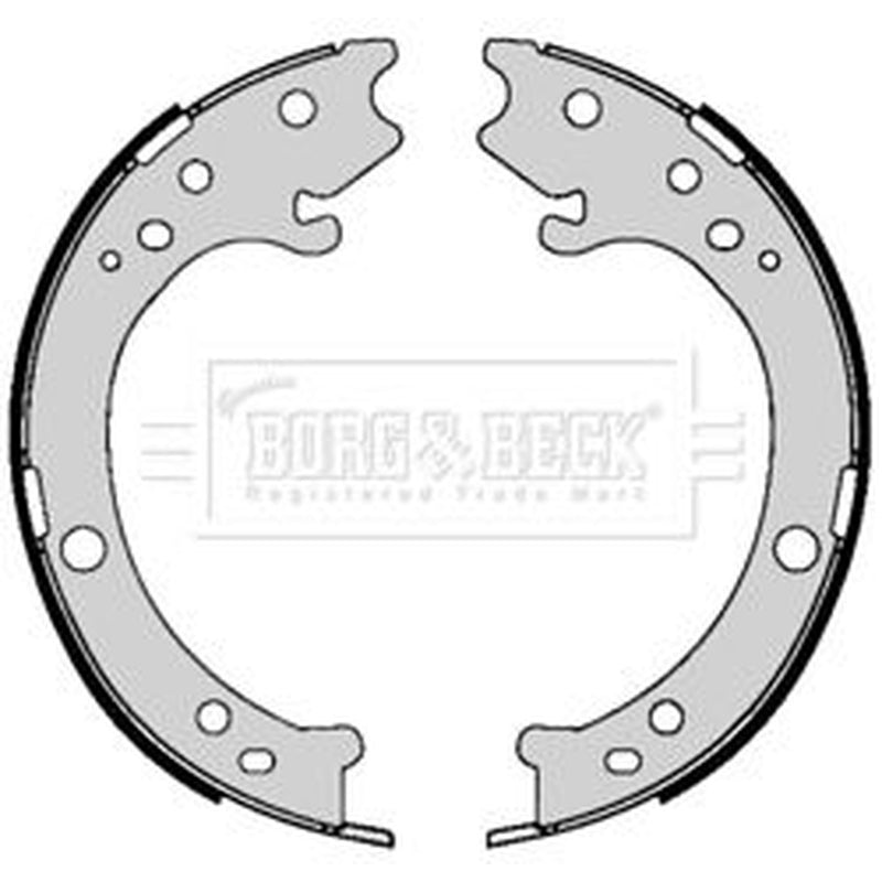 Borg & Beck Parking Brake Shoe Set BBS6419
