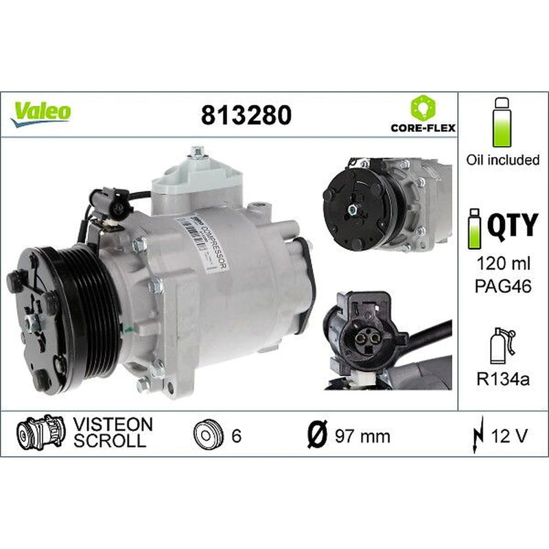 Valeo Air Conditioning Compressor 813280