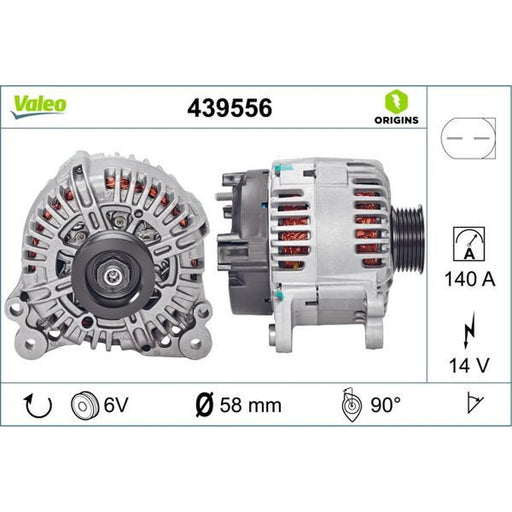Valeo Car Alternator 12V 439556