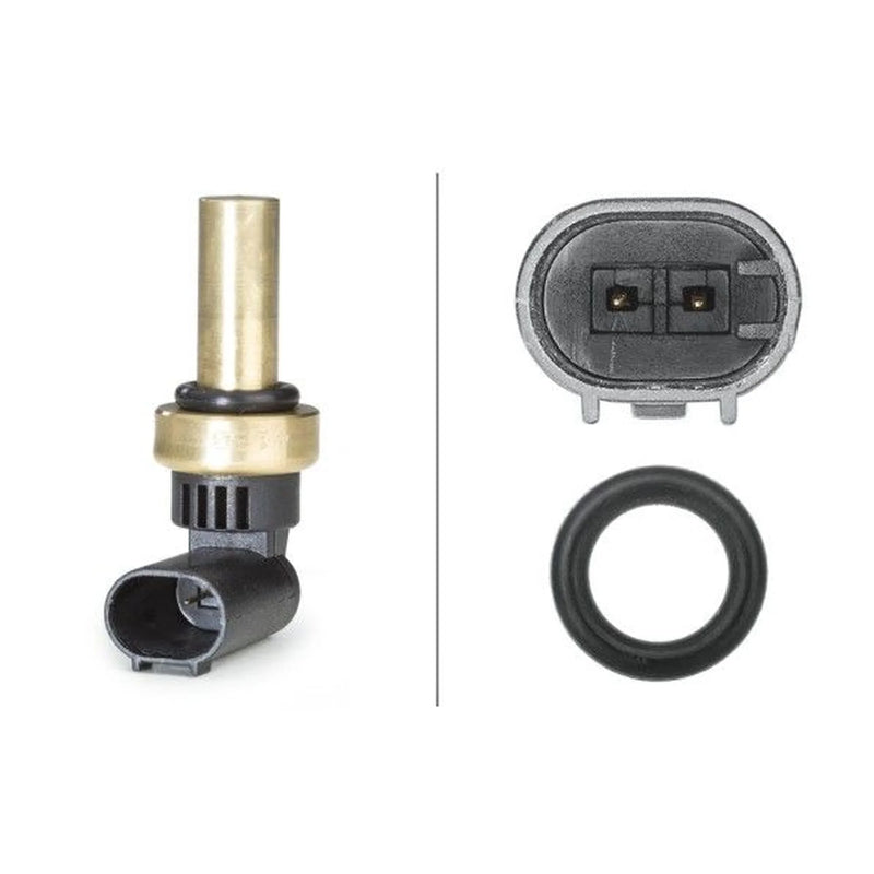 Hella Coolant Temperature Sensor Rear 6PT 358 058-221