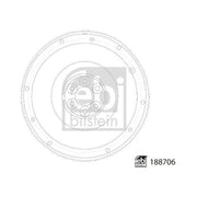 Febi Engine Flywheel 158 Teeth 188706