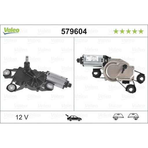 Valeo Front/Rear Wiper Motor Rear 579604