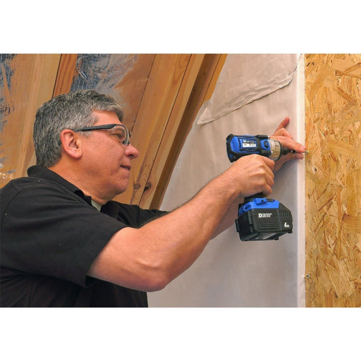 Draper D20 20V Brushless Impact Driver, 1/4" Hex, 180Nm, 2 x 2.0Ah Batteries, 1 Draper  - Town Parts