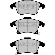 Juratek Front Brake Pad Set JCP8057