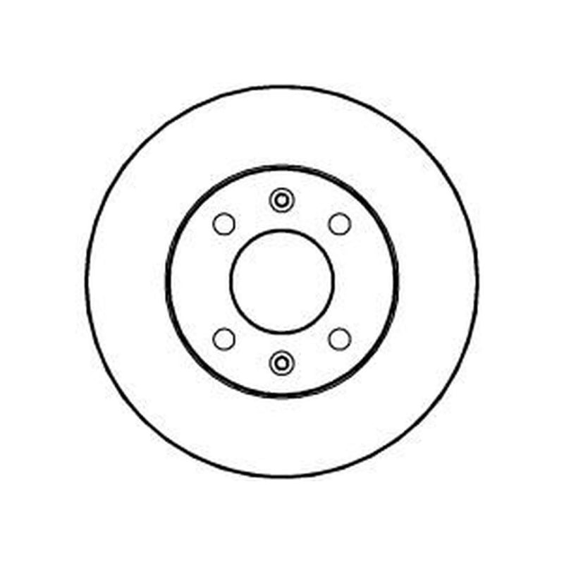 Abtex 2 x Vented Front Brake Discs BD1282V