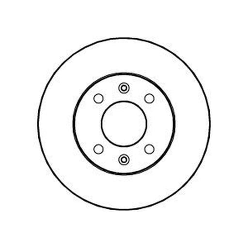 Abtex 2 x Vented Front Brake Discs BD1282V