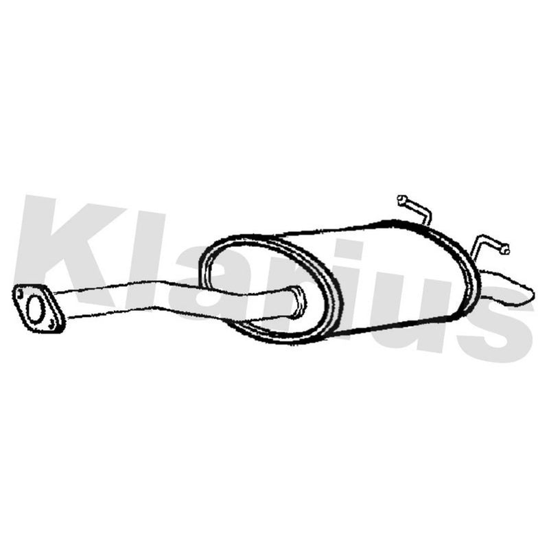 Klarius Box With Tail Pipe Rear HA468K