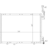 NRF Air Conditioning Condenser 350484