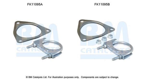 BM Catalysts FK11095A Soot/Particulate Filter Mounting Kit Fits VW Phaeton BM - Town Parts