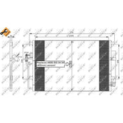 NRF Air Conditioning Condenser Front 35849