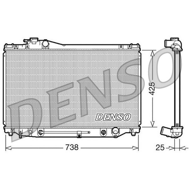 Denso Engine Radiator DRM51007