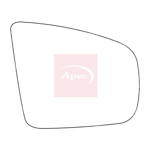 Apec Exterior Wing Mirror Glass Right AMS2784A