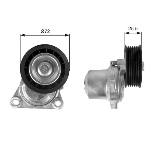 Gates Auxiliary Belt Tensioner T38408