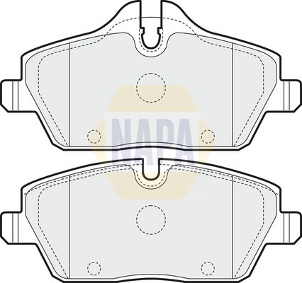 NAPA Front Vented & Rear Vented Brake Discs & Pads fits BMW