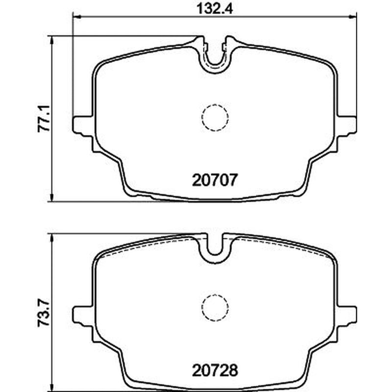 Mintex Front Brake Pad Set MDB4380