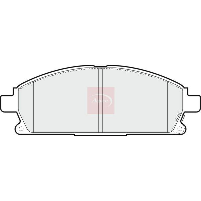 Apec Front Brake Pad Set PAD1311