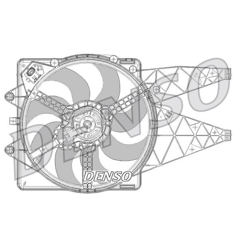 Denso Engine Cooling Fan DER09094