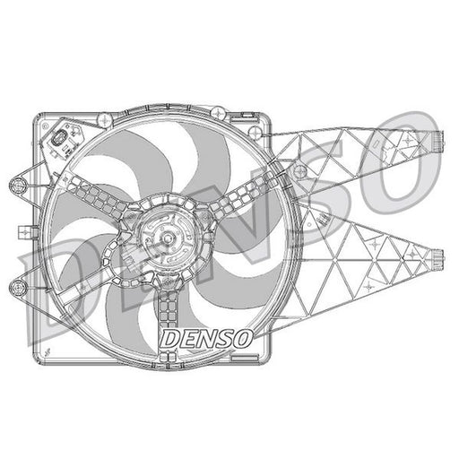 Denso Engine Cooling Fan DER09094