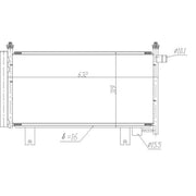 NRF Air Conditioning Condenser 350473