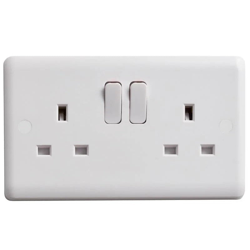 Deta Vimark Switched Socket 2-Gang 13A - VC1209S