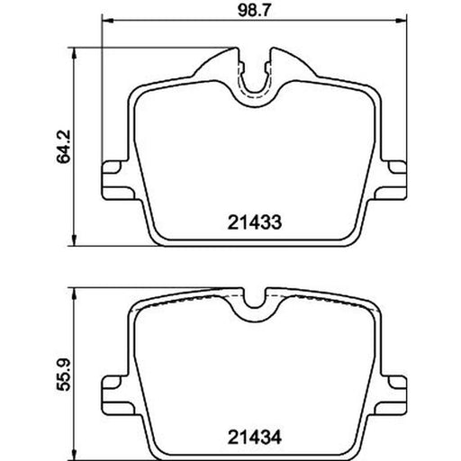 Mintex Rear Brake Pad Set MDB4277