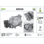Valeo Air Conditioning Compressor 699326