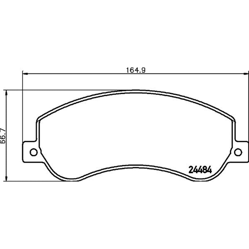 Mintex Front Brake Pad Set MDB2851