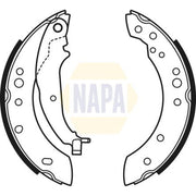NAPA Brake Shoe Set Axle Kit NBS1068