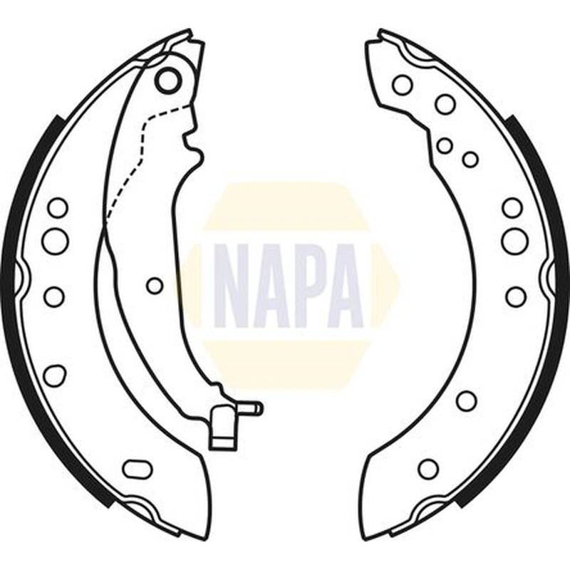 NAPA Brake Shoe Set Axle Kit NBS1068