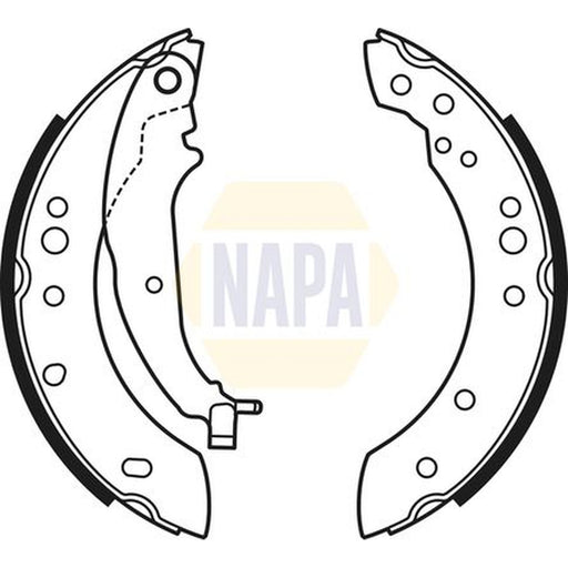 NAPA Brake Shoe Set Axle Kit NBS1068